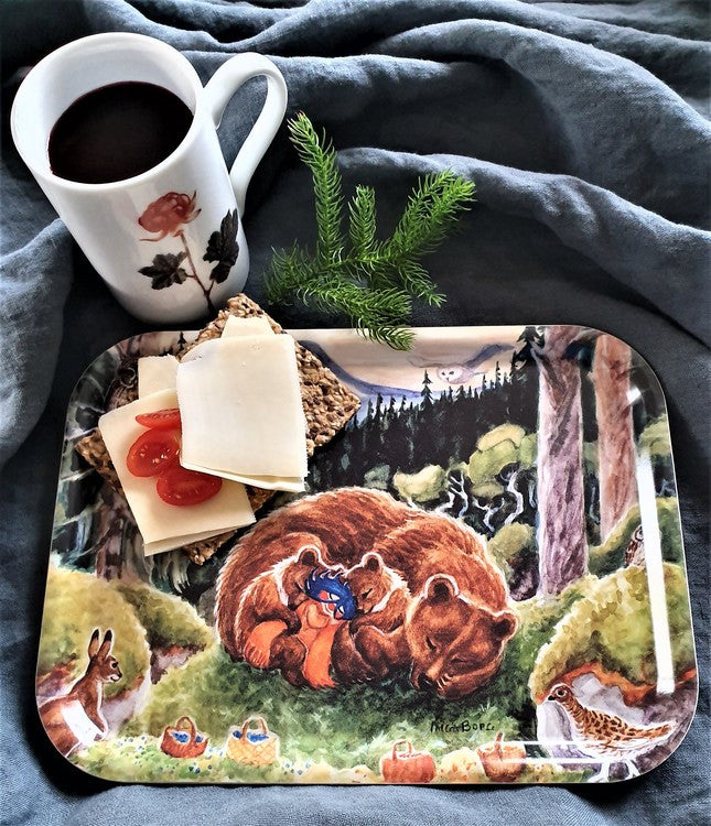 Bricka med Plupp motiv, perfekt present till barn. Köp barn inredning hos Arctic Collection