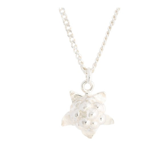 Halsband med hjortron i silver. Samiska smycken hos Arctic Collection