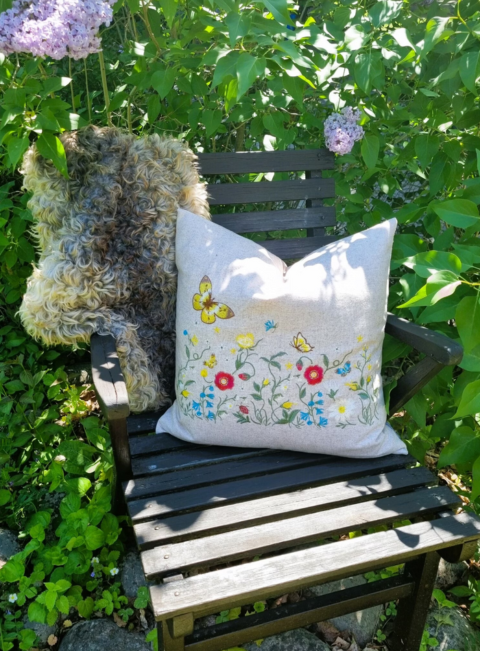 Kuddfodral Vildblommor