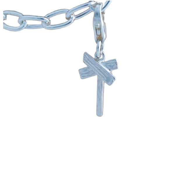 Armband med ledkryss i silver. Tillverkat av Jokkmokks tenn. Köp i vår butik i Gammelstad eller webshop