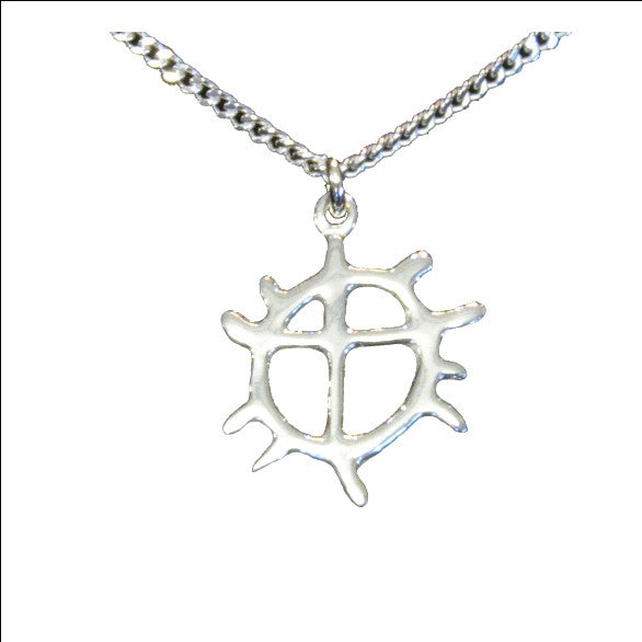 Solhjulet halsband, samiskt silversmycke från Jokkmokk.