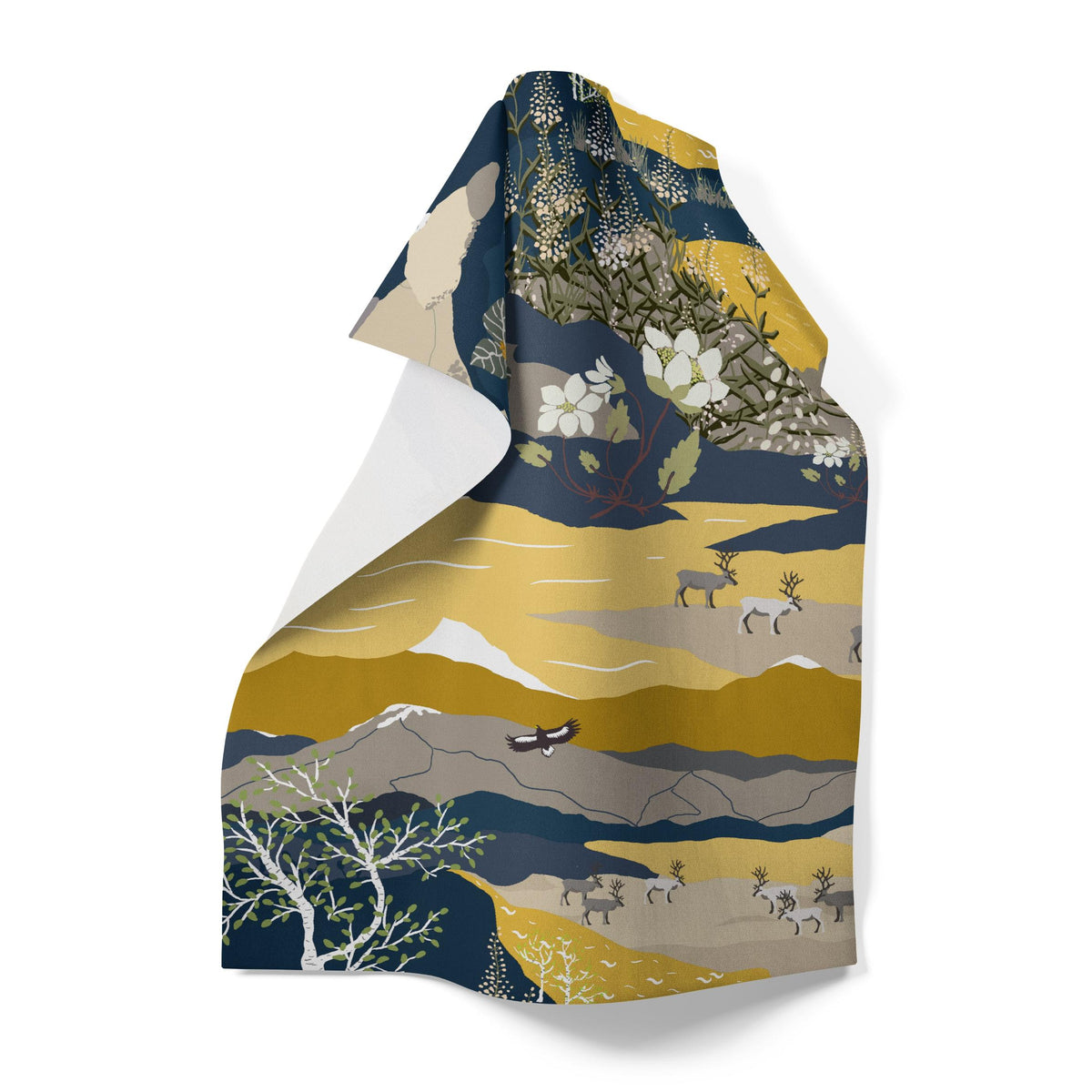 Kitchen towel Lapland, orange