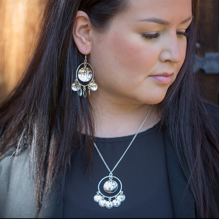 Cloudberry necklace silver